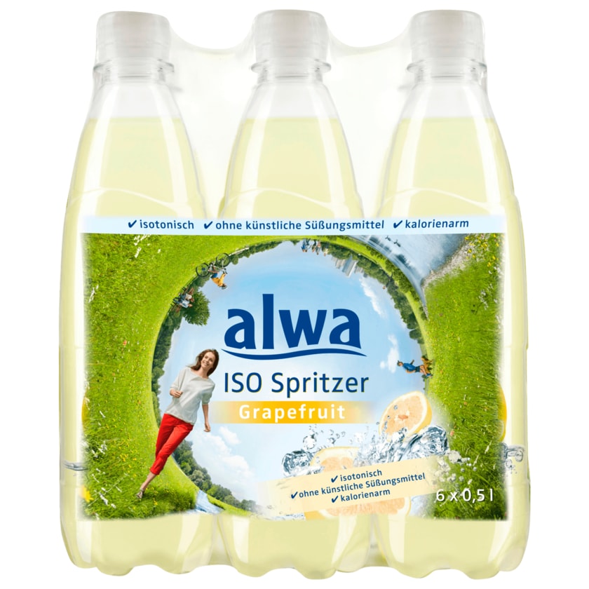 Alwa Iso Spritzer Grapefruit 6x0,5l